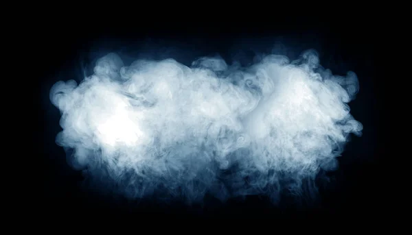 Smoke over black background. Fog or steam texture. — Stock Photo, Image