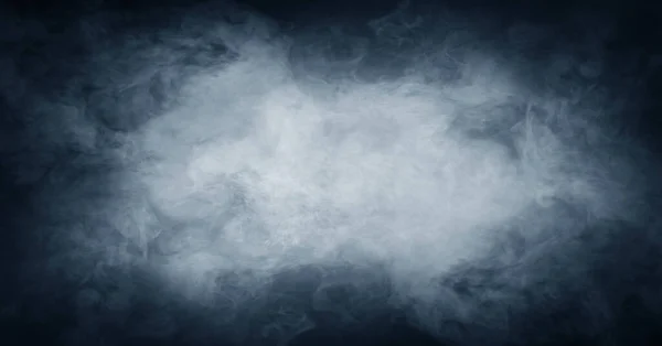 Abstract smoke texture over black. Fog in the darkness. — Stock Photo, Image