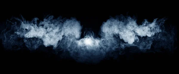 Abstract smoke texture over black. Fog in the darkness. — Stock Photo, Image