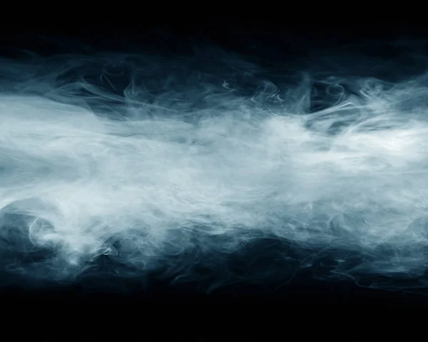 Abstract smoke texture over black. Fog in the darkness. — Stock Photo, Image