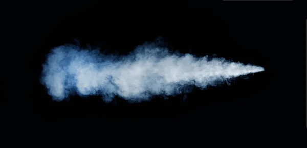 Struttura astratta del fumo sul nero. Nebbia nel buio. — Foto Stock