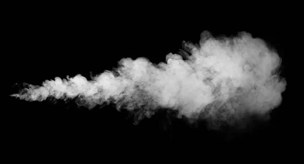 Smoke over black background. Fog or steam texture. — Stock Photo, Image
