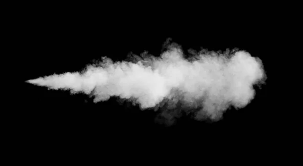 Fumo su sfondo nero. Nebbia o vapore texture. — Foto Stock