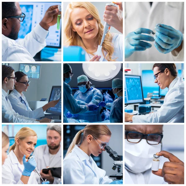 Professionelle Ärzte Die Krankenhaus Arbeiten Porträt Junger Und Selbstbewusster Ärzte — Stockfoto