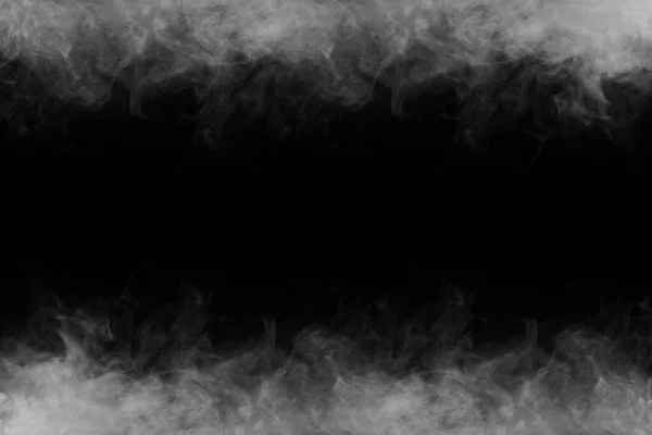 Quadro Textura Fumaça Abstrato Sobre Fundo Preto Escuro Nevoeiro Escuridão — Fotografia de Stock
