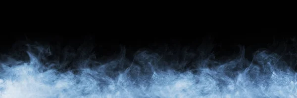 Struttura Astratta Del Fumo Sfondo Nero Scuro Nebbia Nell Oscurità — Foto Stock