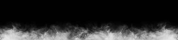Marco Abstracto Textura Humo Sobre Fondo Negro Oscuro Niebla Oscuridad — Foto de Stock