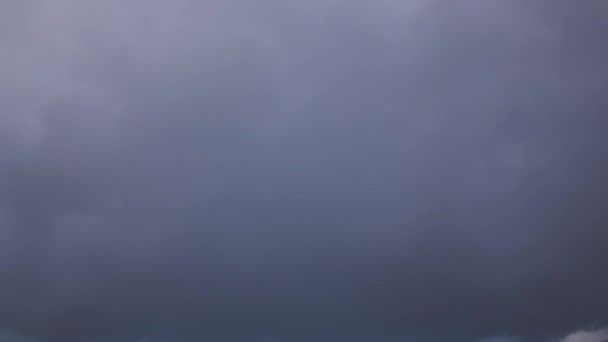 Timelapse Cumulus Clouds Flying High Blue Sky Nature Storm Concept — Vídeo de Stock