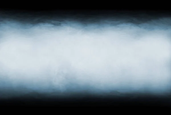 Abstraktní Rám Kouřové Textury Tmavém Černém Pozadí Mlha Tmě Přirozený — Stock fotografie