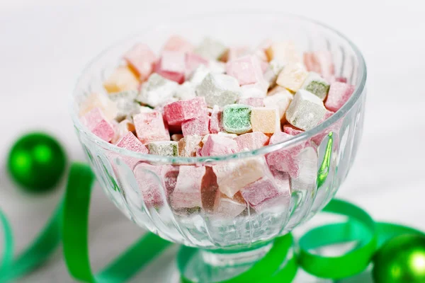 Christmas turkish delight — Stock Photo, Image