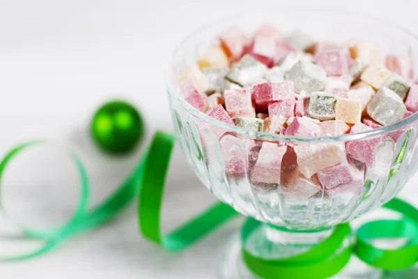 Christmas turkish delight — Stock Photo, Image