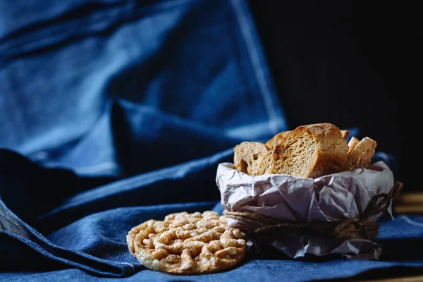 Francuska Bagietka lub chleb — Zdjęcie stockowe