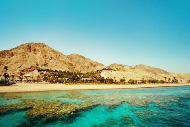 Eilat manzara. İsrail.