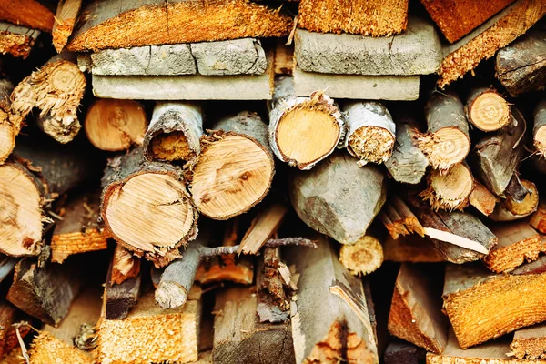Vrstvené dřevo dřevo pro stavebnictví — Stock fotografie