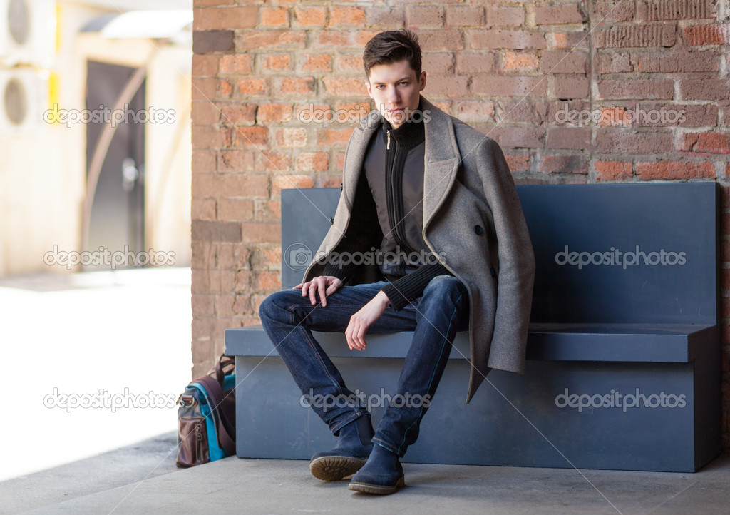 Man Coat Business Suit Poses Latvia Stock Photo 2142299827 | Shutterstock