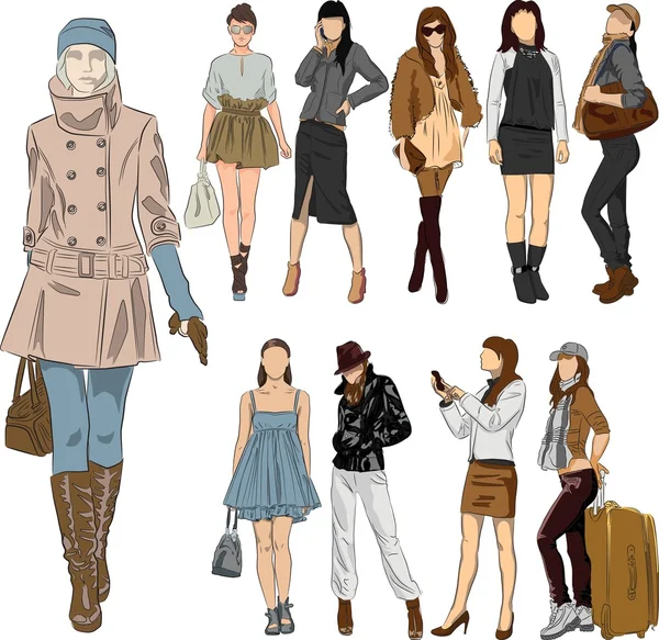 Fashion - vector — Stock Vector