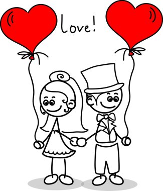 tatlı aşk, gelin ve damat