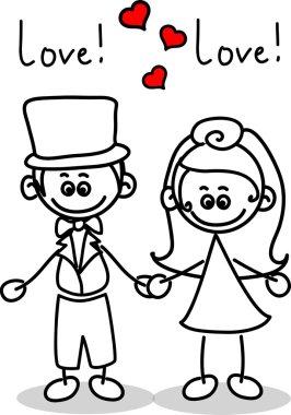 tatlı aşk, gelin ve damat