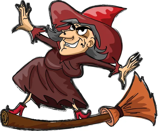 karikatür cadı, Cadılar Bayramın kutlu olsun