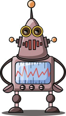Çizgi film robotu