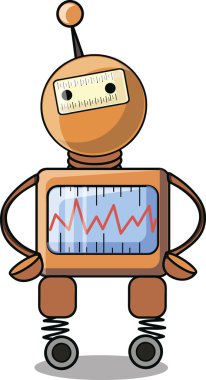 Çizgi film robotu