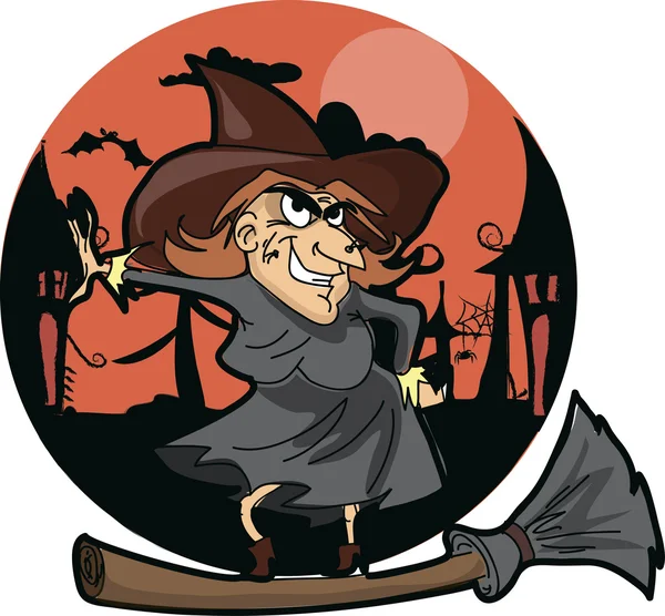Personaje de dibujos animados Halloween — Archivo Imágenes Vectoriales