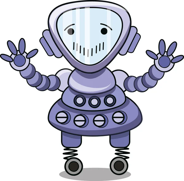 Robô dos desenhos animados — Vetor de Stock