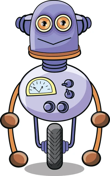 Robot de bande dessinée — Image vectorielle