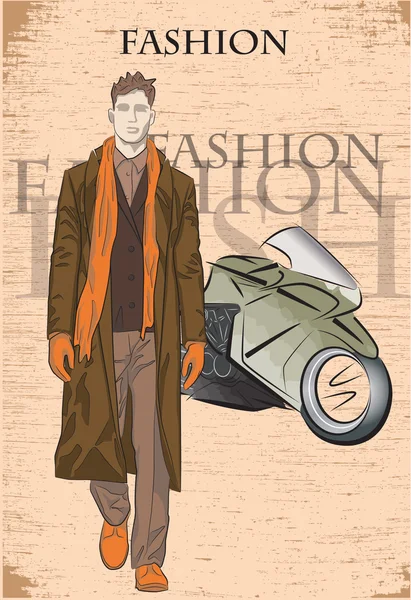 Fashion man — Stock Vector