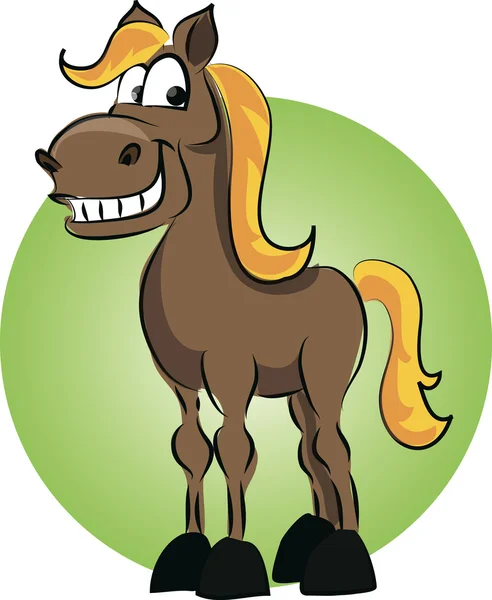 Cartoon horse — Wektor stockowy