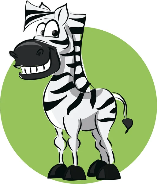 Kreskówka zebra — Wektor stockowy