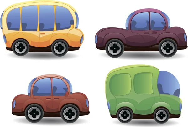 Cartoon cute cars Stock Vector