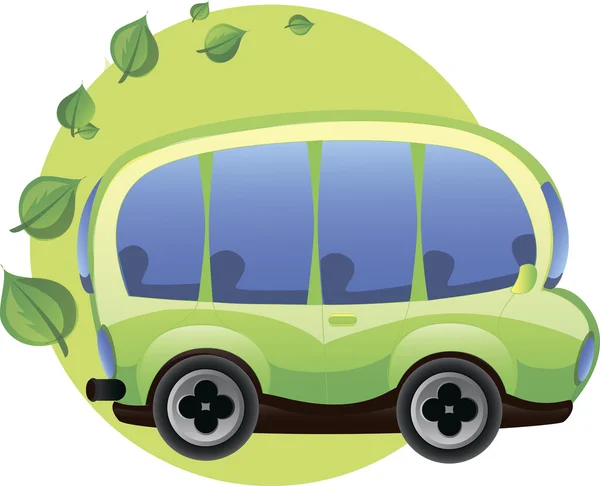 Eco-friendly samochodu — Wektor stockowy