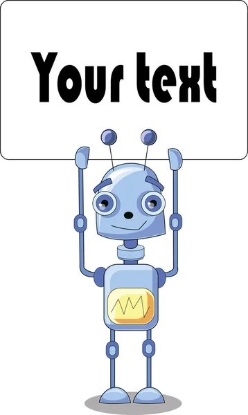 Cartoon robot — Stock Vector