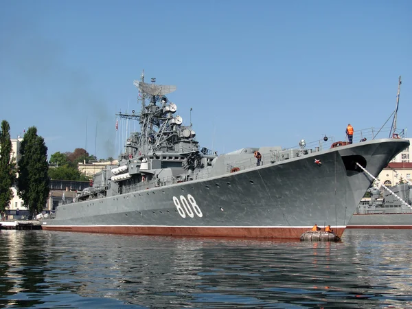 Ukraina Sewastopol Wrzesień 2011 Wojskowych Statków Rosyjskiej Floty Macierzy Raid — Zdjęcie stockowe