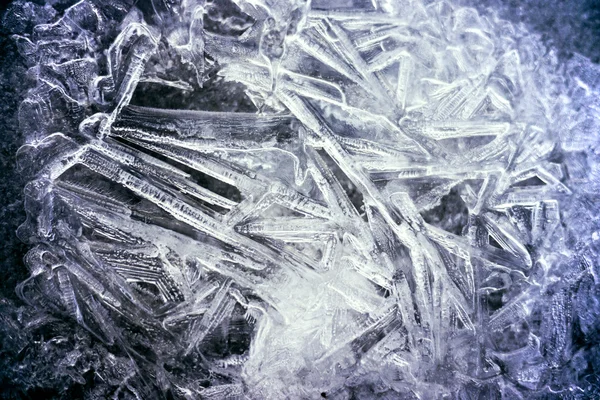 Ice crystals — Stock Photo, Image