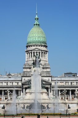 buenos aires, plaza del congresso üzerinde hükümet Sarayı