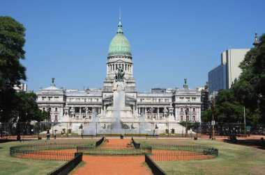 buenos aires, plaza del congresso üzerinde hükümet Sarayı