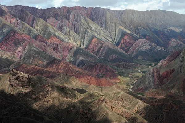 Hornocal massive of Quebrada de Humahuaca — Stock Photo, Image