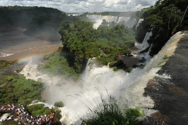 Salto Bossetti alla cascata di Iguazu — Foto Stock
