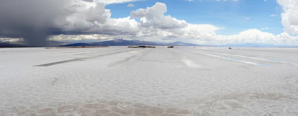 Salt desert of Salinas Grandes on argentina andes — Stock Photo, Image