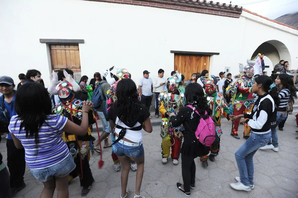 Indianen carnaval in tilcara — Stockfoto