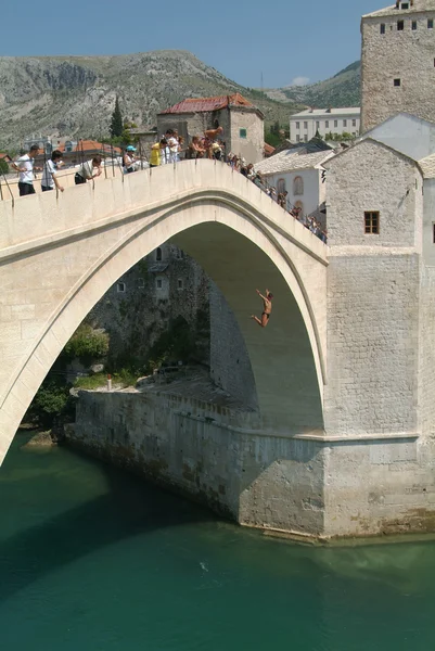 Mostar stad in Bosnië en herzegovina, Balkan. — Stockfoto