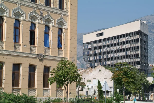 Mostar cidade na Bósnia e Herzegovina, Balcãs — Fotografia de Stock