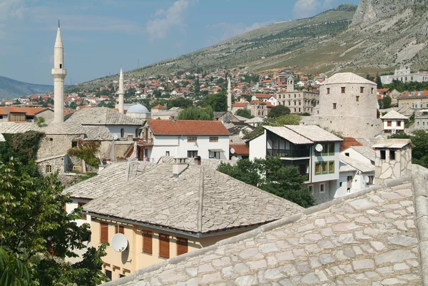 莫斯塔尔镇在波斯尼亚和黑塞哥维那，巴尔干半岛 — 图库照片