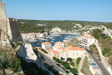 bonifacio Korsika Adası'nın tarihi kent