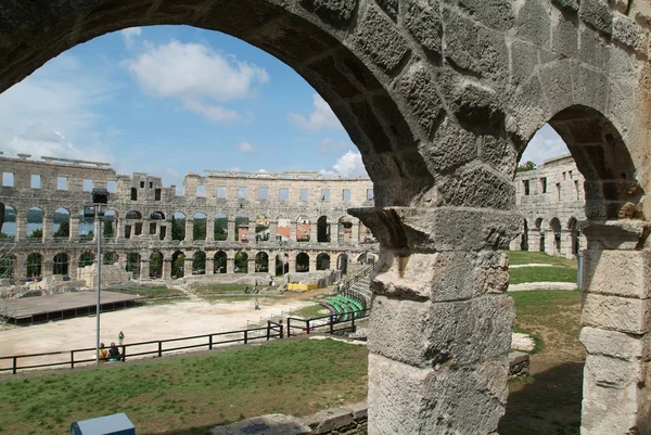 Romerska anfiteatro Pula — Stockfoto