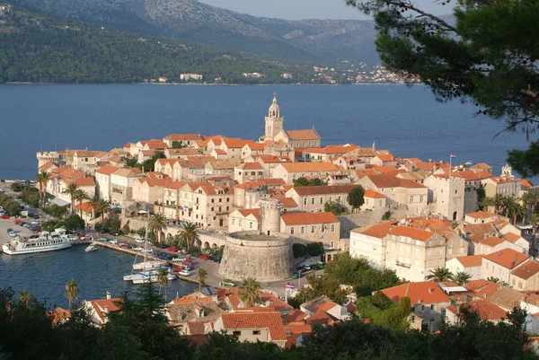 The town of Korcula, Croatia — Stock Photo, Image