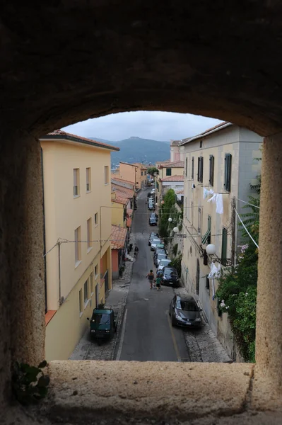 Center of Portoferraio on Elba island — Stock Photo, Image