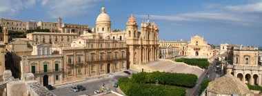Noto sicily üzerinde katedral unesco dünya mirası